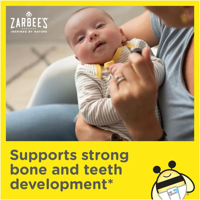 Suplemento de Vitamina D Infantil Zarbee's 0M+ - Dosagem fácil e precisa